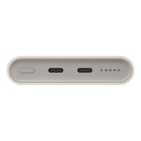 Powerbank indukcyjny Samsung 10000mAh 2x USB-C 25W SFC - beżowy Powerbank indukcyjny Samsung 10000mAh 2x USB-C 25W SFC - beżowy