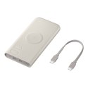 Powerbank indukcyjny Samsung 10000mAh 2x USB-C 25W SFC - beżowy