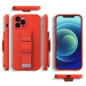 Silikonowe etui ze smyczą paskiem do Xiaomi Poco M4 Pro 5G Rope Case - czarny
