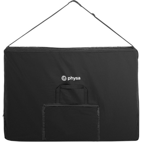 Stół łóżko do masażu składane szerokie z drewnianym stelażem VANNES WHITE - białe Stół łóżko do masażu składane szerokie z drewnianym stelażem VANNES WHITE - białe