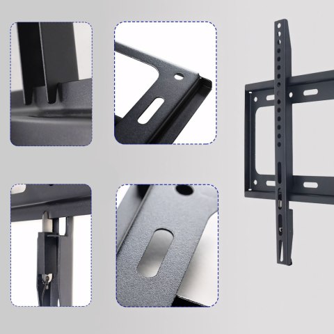 Uchwyt wieszak ścienny do telewizora TV regulowany do 75 kg 40-80''