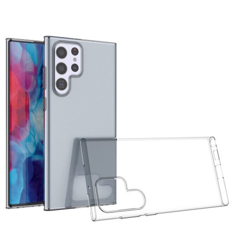 Żelowy pokrowiec etui Ultra Clear do Samsung Galaxy S22 Ultra przezroczysty Żelowy pokrowiec etui Ultra Clear do Samsung Galaxy S22 Ultra przezroczysty