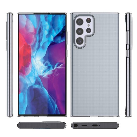 Żelowy pokrowiec etui Ultra Clear do Samsung Galaxy S22 Ultra przezroczysty Żelowy pokrowiec etui Ultra Clear do Samsung Galaxy S22 Ultra przezroczysty