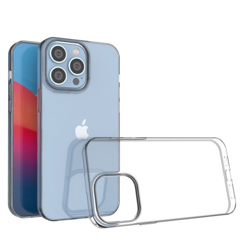 Żelowy pokrowiec etui do iPhone 14 Pro Max Ultra Clear 0.5mm - przezroczysty Żelowy pokrowiec etui do iPhone 14 Pro Max Ultra Clear 0.5mm - przezroczysty
