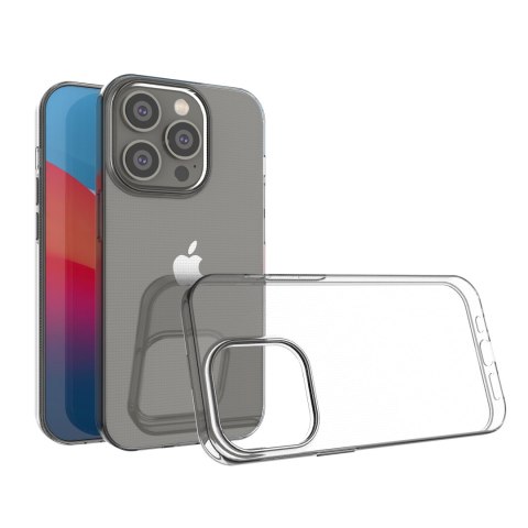 Żelowy pokrowiec etui do iPhone 14 Pro Ultra Clear 0.5mm - przezroczysty Żelowy pokrowiec etui do iPhone 14 Pro Ultra Clear 0.5mm - przezroczysty
