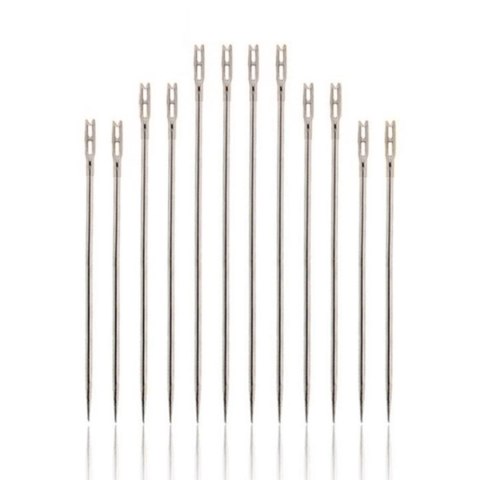 Zestaw igieł do szycia samonawlekajacych - 12 szt. Zestaw igieł do szycia samonawlekajacych - 12 szt.