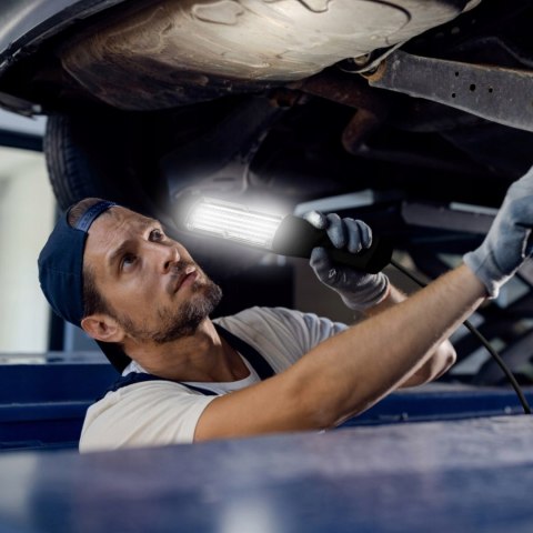 Lampa warsztatowa kanałowa z magnesem hakiem 80 LED