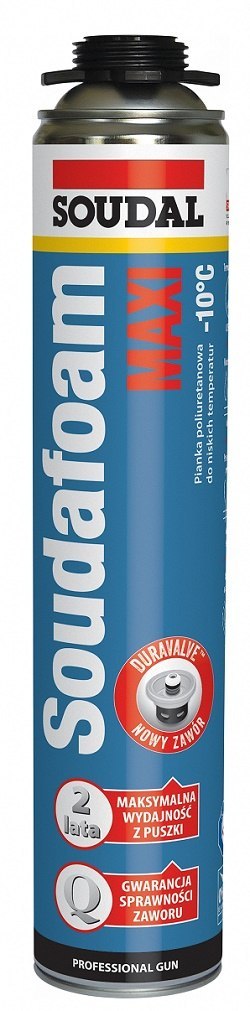 PIANKA PISTOLETOWA ZIMOWA SOUDAL MAXI 870ML SOUDAL