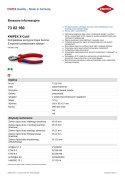 SZCZYPCE TNĄCE BOCZNE X-CUT 160MM KNIPEX