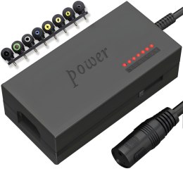 Zasilacz ładowarka uniwersalna sieciowa do laptopa 8 końcówek 96 W