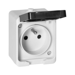 GNIAZDO POJEDYŃCZE 2P+Z AQUATIC MINI IP54 ORNO