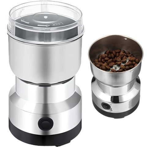 Młynek elektryczny do mielenia kawy przypraw orzechów nasion 300 W