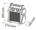 NAGRZEWNICA ELEKTRYCZNA CERAMICZNA PTC 2KW NEO