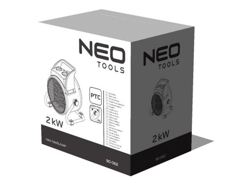 NAGRZEWNICA ELEKTRYCZNA CERAMICZNA PTC 2KW NEO