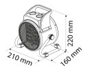 NAGRZEWNICA ELEKTRYCZNA CERAMICZNA PTC 2KW NEO