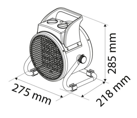 NAGRZEWNICA ELEKTRYCZNA CERAMICZNA PTC 3KW NEO