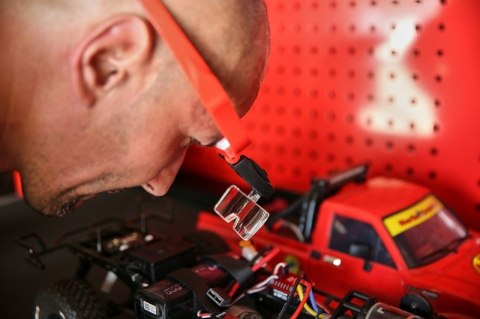 SOCZEWKA Z OŚWIETLENIEM MOCOWANA NA GŁOWIE YATO