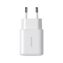 Ładowarka sieciowa USB-C PD QC 20W + kabel USB-C 1m - biała