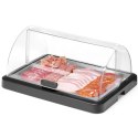 Witrynka do ekspozycji potraw chłodzona wkładami 46x35x22cm - UNIQ Hendi 871805