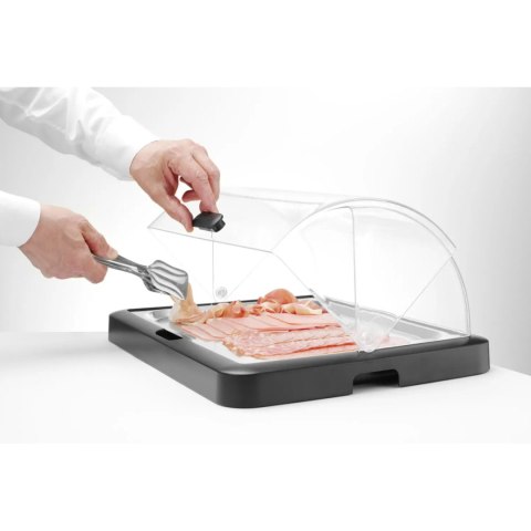 Witrynka do ekspozycji potraw chłodzona wkładami 46x35x22cm - UNIQ Hendi 871805