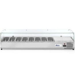 Nadstawa chłodnicza przeszklona z witryną 8 x GN 1/4 - Hendi 232927