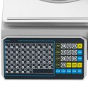 Waga sklepowa handlowa z drukarką etykiet LCD 30 kg / 15 g