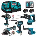 ZESTAW COMBO 18V LXT DGA504+DDF492+DTD153+DHR243 2*5.0AH MAKITA