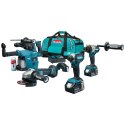 ZESTAW COMBO 18V LXT DGA504+DDF492+DTD153+DHR243 2*5.0AH MAKITA