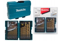 ZESTAW WIERTEŁ DO METALU POWŁOKA TYTAN 19 EL. MAKITA