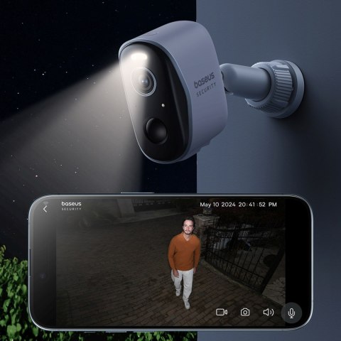 Zestaw do monitoringu zewnętrzny 2 kamery 2K 16GB Wi-Fi - biały