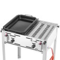 Grill gazowy z rusztem dzielonym tacką MASTER MAXI 50/50 11kW