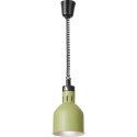 Lampa do podgrzewania potraw wisząca cylindryczna śr. 175 mm 250 W - zielona