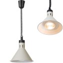 Lampa do podgrzewania potraw wisząca stożkowa śr. 275 mm 250 W - biała