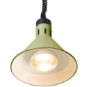 Lampa do podgrzewania potraw wisząca stożkowa śr. 275 mm 250 W - zielona