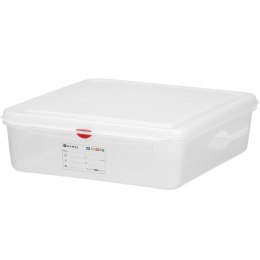 Pojemnik spożywczy GN 1/1 z etykietą pokrywką 13 l 530x325x100 mm