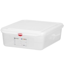 Pojemnik spożywczy GN 1/2 z etykietą pokrywką 6.5 l 325x265x100 mm