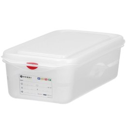 Pojemnik spożywczy GN 1/3 z etykietą pokrywką 2.5 l 325x176x65 mm
