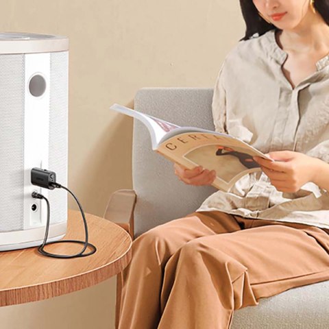 Transmiter bezprzewodowy nadajnik + odbiornik Bluetooth 5.1 adapter audio 3.5mm mini jack czarny