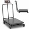 Waga platformowa przemysłowa na kółkach 600 kg / 100 g LCD