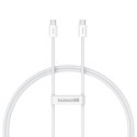 Kabel przewód USB-C 30W PD 480Mb/s Superior Series ll 1m biały
