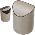 Śmietniczka kosz stołowy z uchylną pokrywą 1.2 l - beżowy
