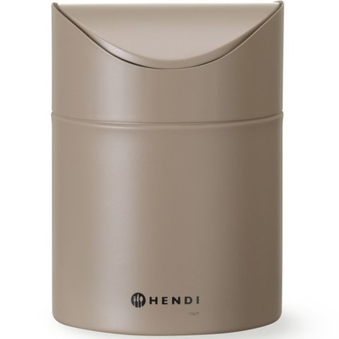 Śmietniczka kosz stołowy z uchylną pokrywą 1.2 l - beżowy