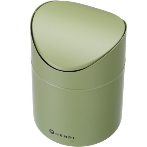 Śmietniczka kosz stołowy z uchylną pokrywą 1.2 l - zielony