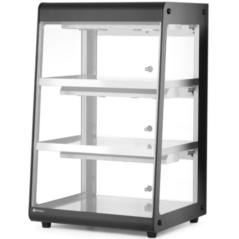 Witryna grzewcza nastawna ekspozycyjna 3 poziomy 50-70C 500 W