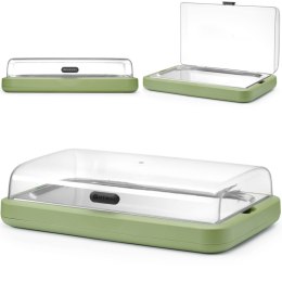 Witrynka ekspozycyjna z wkładem chłodzącym UNIQ GN 1/1 - zielona