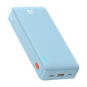Powerbank 20000mAh Airpow 20W z kablem USB-A - USB-C 50cm - niebieski