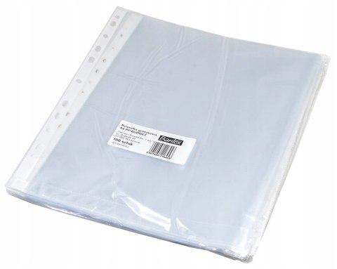 Koszulki Groszkowe Obwoluty A4 - 35 mic - BANTEX - 100 szt.