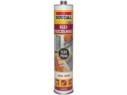 KLEJ USZCZELNIACZ POLIURETANOWY FLEX PU 40 SZARY 300ML SOUDAL