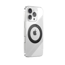 Etui pokrowiec z ringiem-podstawką 360 na iPhone 16 Pro Max MagSafe - czarne