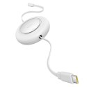 Kabel przewód zwijany USB-C 100W 2m - biały